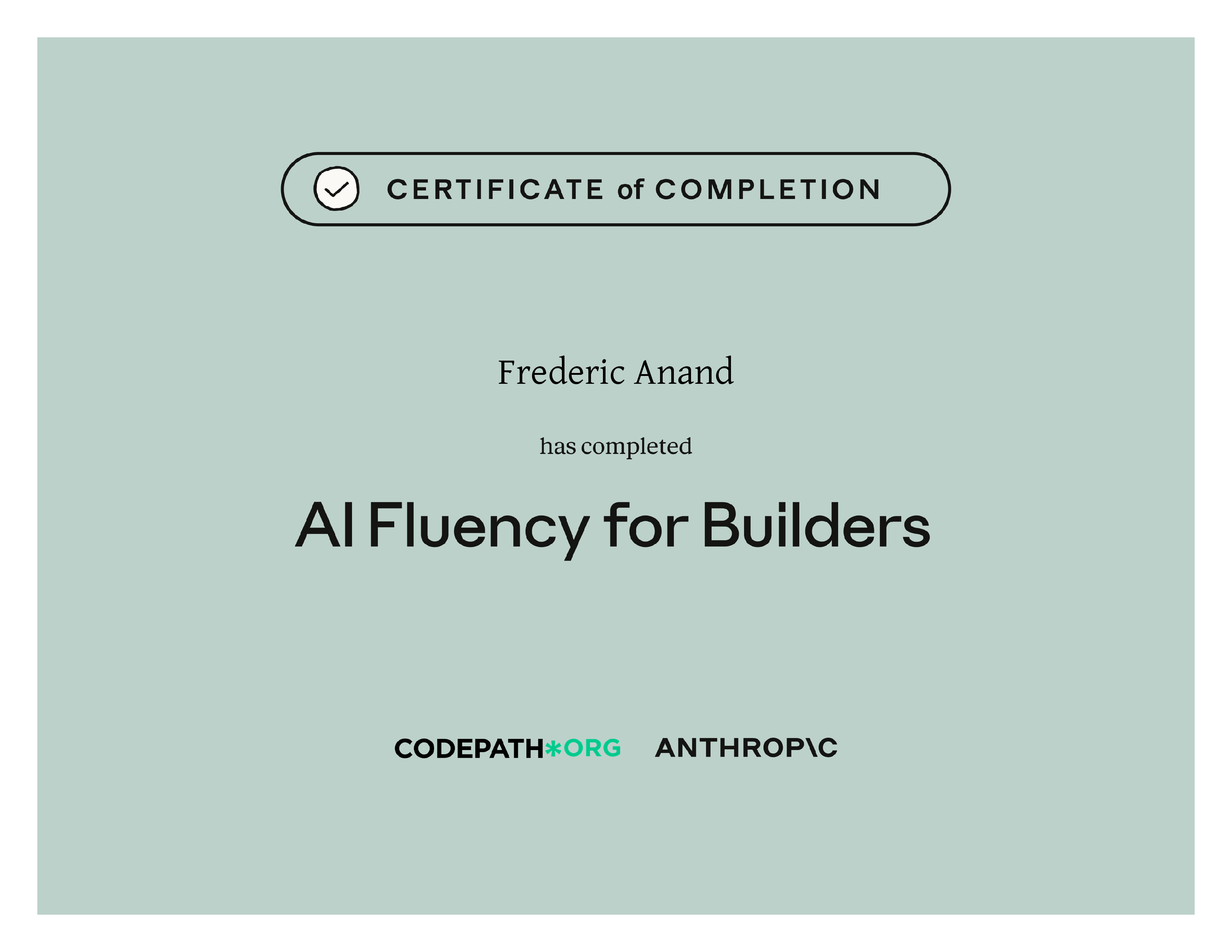 AI Certification Badge